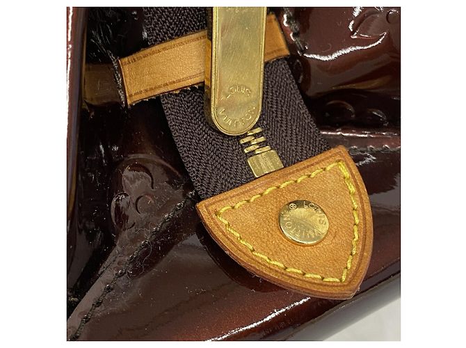 Borsa Louis Vuitton Vernis Rosewood Avenue Bordò - vista 8