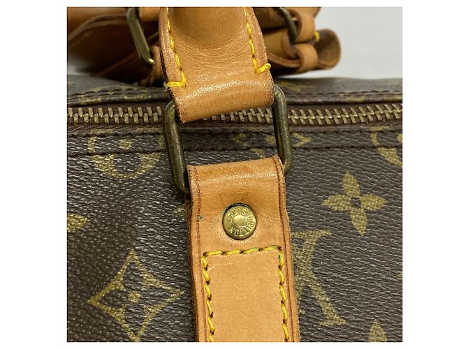 Louis Vuitton Boston Monogram Keepall 55 Marrom - vista 12