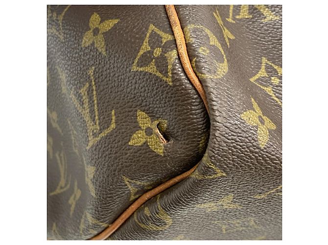 Louis Vuitton Boston Monogram Keepall 55 Marrom - vista 6