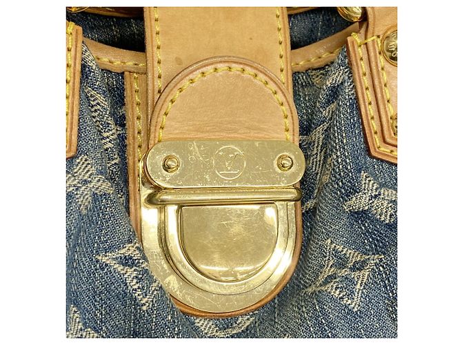 Bolso Louis Vuitton Monogram Denim Pleaty Azul - vista 13