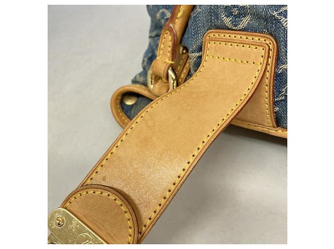Bolso Louis Vuitton Monogram Denim Pleaty Azul - vista 14