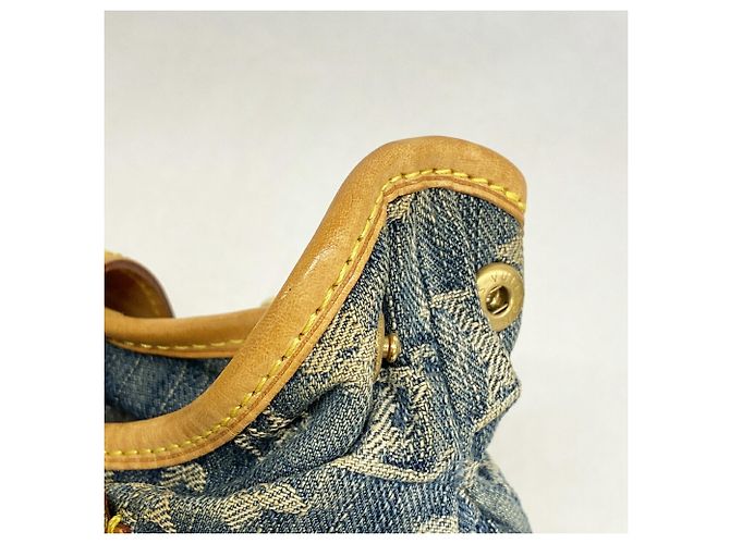 Bolso Louis Vuitton Monogram Denim Pleaty Azul - vista 6