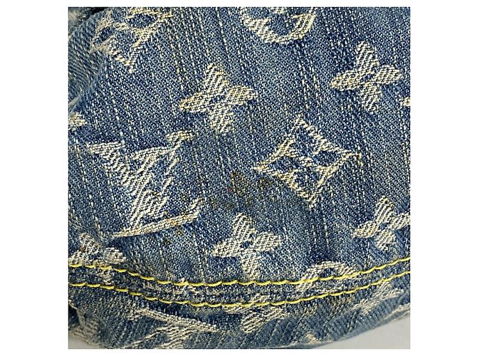 Bolso Louis Vuitton Monogram Denim Pleaty Azul - vista 8