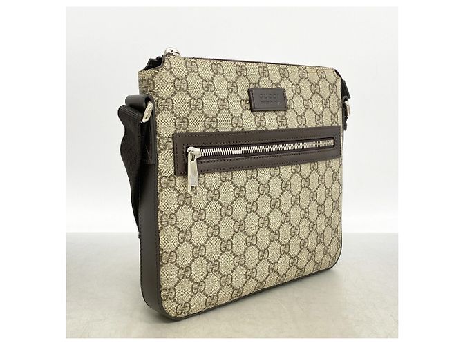 Gucci GG Supreme Schultertasche Braun - Ansicht 2