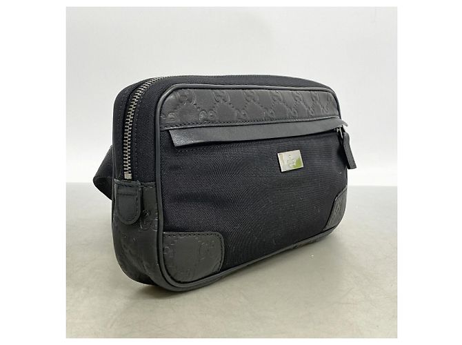 Marsupio Gucci Guccissima in pelle/nylon Nero - vista 2