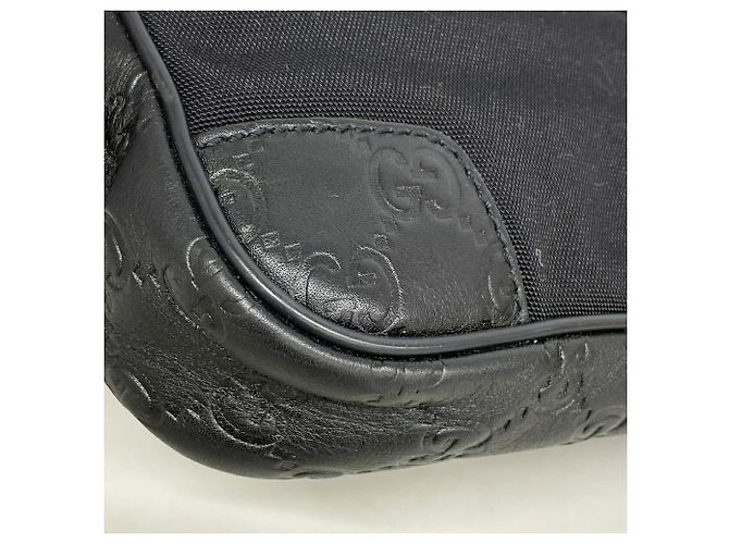 Marsupio Gucci Guccissima in pelle/nylon Nero - vista 6