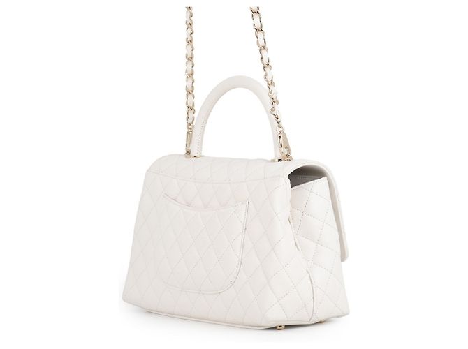 Sac à main Chanel Matelassé en White Blanc - vue 2