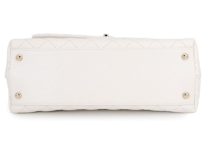 Sac à main Chanel Matelassé en White Blanc - vue 3