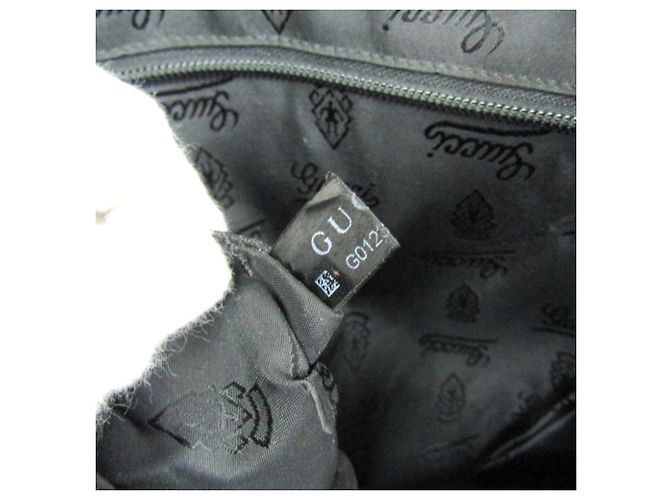 Borsetta in pelle da uomo Gucci Guccissima Nero - vista 15