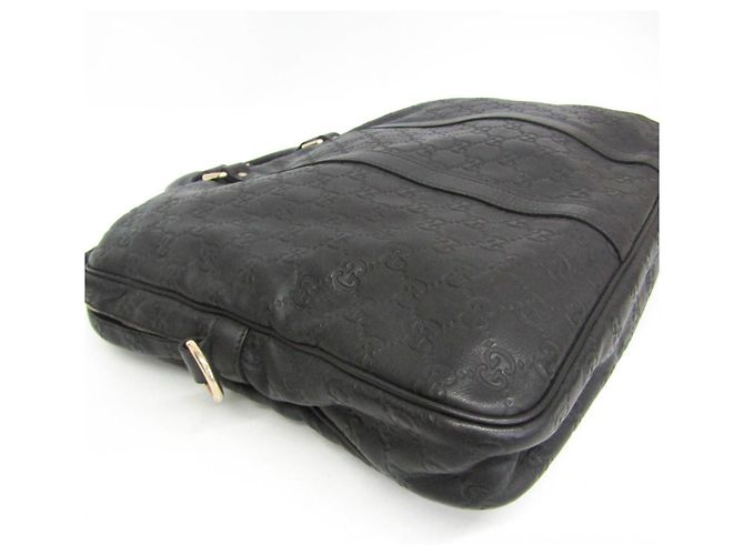 Borsetta in pelle da uomo Gucci Guccissima Nero - vista 4