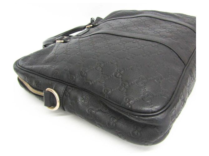 Borsetta in pelle da uomo Gucci Guccissima Nero - vista 6
