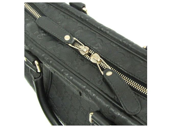 Borsetta in pelle da uomo Gucci Guccissima Nero - vista 9