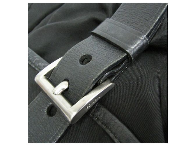 Sac bandoulière Prada Triangle Logo Noir - vue 9