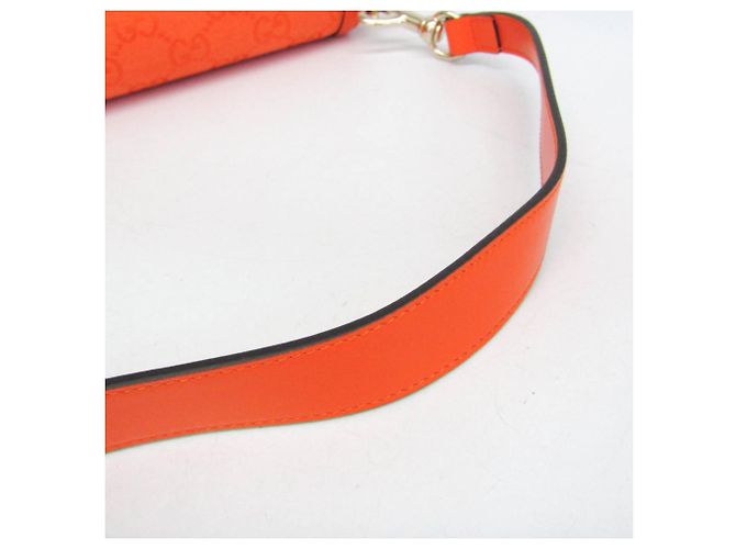 Gucci GG Canvas Luce 788061 Schultertasche Orange - Ansicht 11