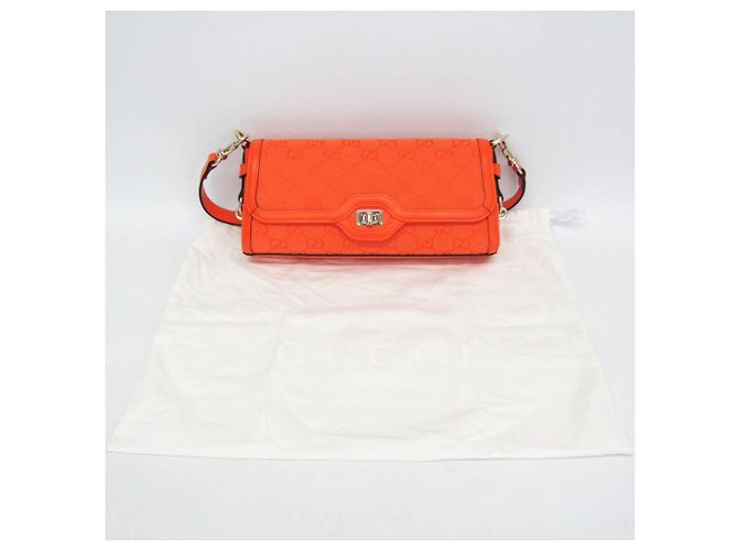Gucci GG Canvas Luce 788061 Schultertasche Orange - Ansicht 2