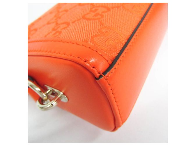 Gucci GG Canvas Luce 788061 Schultertasche Orange - Ansicht 5