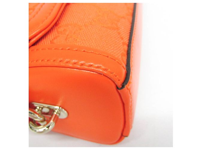 Gucci GG Canvas Luce 788061 Schultertasche Orange - Ansicht 6