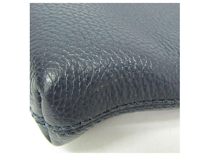 Alfred Dunhill Borsa a tracolla Dunhill Belgrave Envelope Blu navy - vista 12