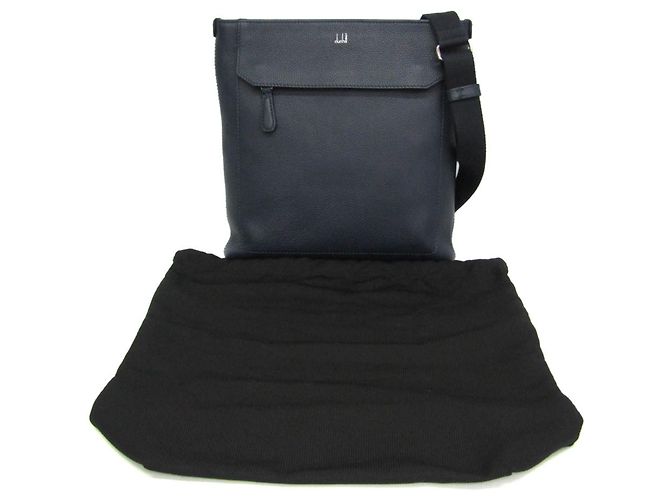 Alfred Dunhill Borsa a tracolla Dunhill Belgrave Envelope Blu navy - vista 2