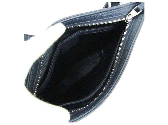 Alfred Dunhill Borsa a tracolla Dunhill Belgrave Envelope Blu navy - vista 4