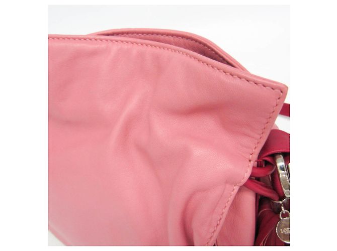 Borsa a tracolla in pelle Loewe Flamenco da donna Rosa Porpora - vista 10