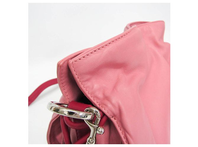 Borsa a tracolla in pelle Loewe Flamenco da donna Rosa Porpora - vista 11