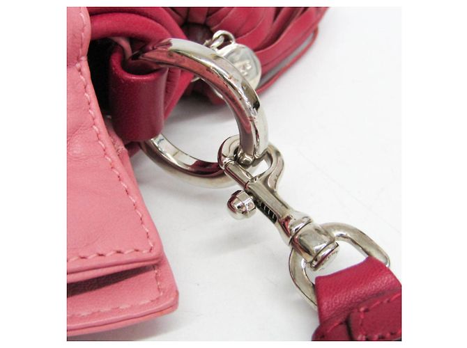 Borsa a tracolla in pelle Loewe Flamenco da donna Rosa Porpora - vista 13