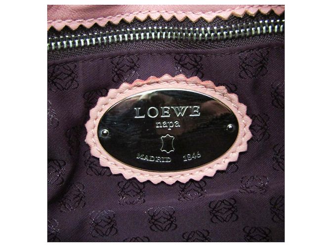 Borsa a tracolla in pelle Loewe Flamenco da donna Rosa Porpora - vista 15