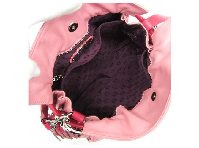 Borsa a tracolla in pelle Loewe Flamenco da donna Rosa Porpora - vista 3