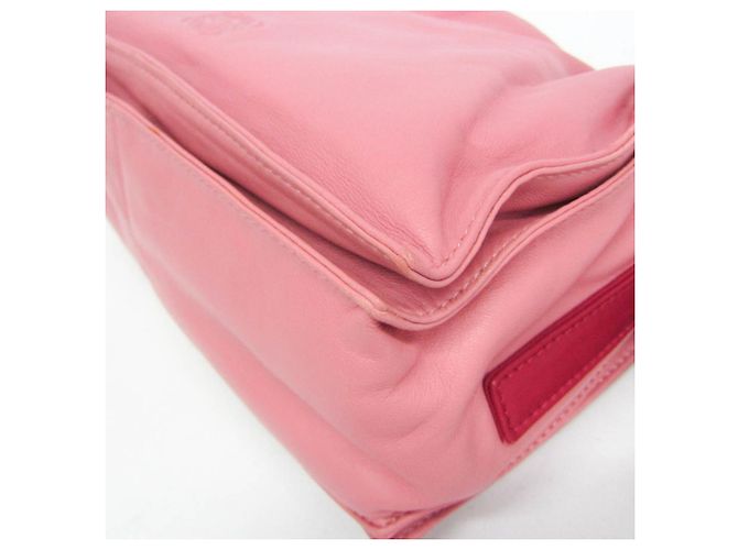 Borsa a tracolla in pelle Loewe Flamenco da donna Rosa Porpora - vista 5