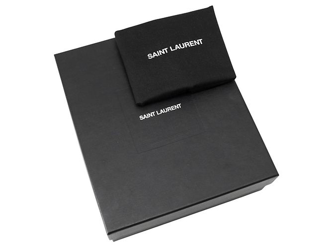 Yves Saint Laurent Saint Laurent Paris Lou Mini Camera Shoulder Bag Nero Beige - vista 14