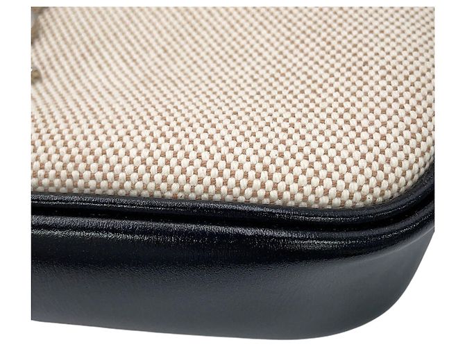 Yves Saint Laurent Saint Laurent Paris Lou Mini Camera Shoulder Bag Nero Beige - vista 6