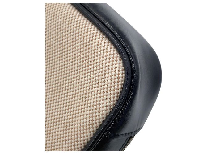 Yves Saint Laurent Saint Laurent Paris Lou Mini Camera Shoulder Bag Nero Beige - vista 7