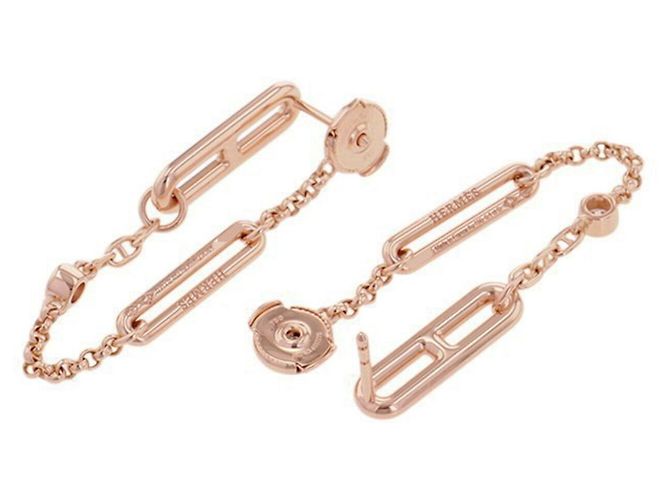Hermès Hermes Chaine d'Ancre Chaos Drop Ohrringe - Ansicht 3