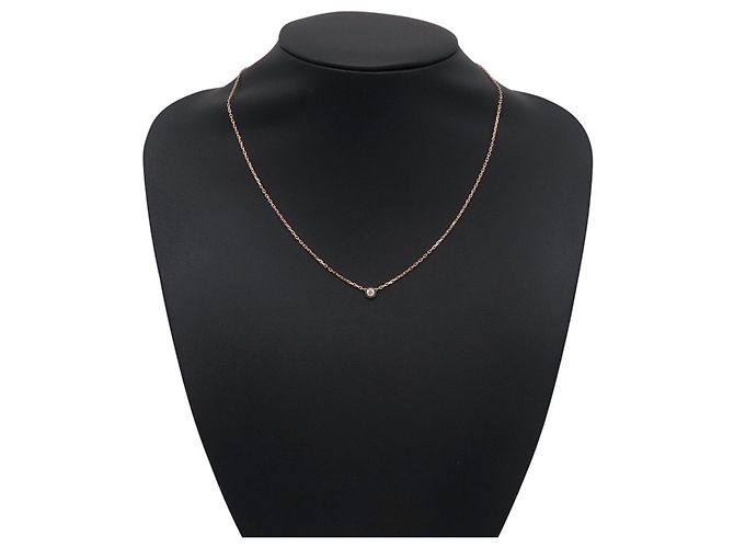 Collana Cartier Damour in oro rosa 18K - vista 3