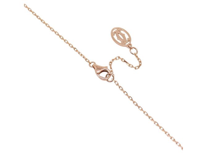 Collana Cartier Damour in oro rosa 18K - vista 4