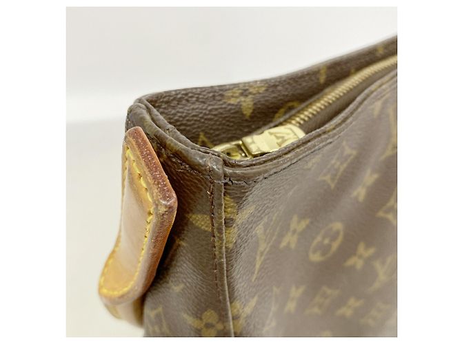 Bolsa de Ombro Louis Vuitton Monogram Looping GM Marrom - vista 10