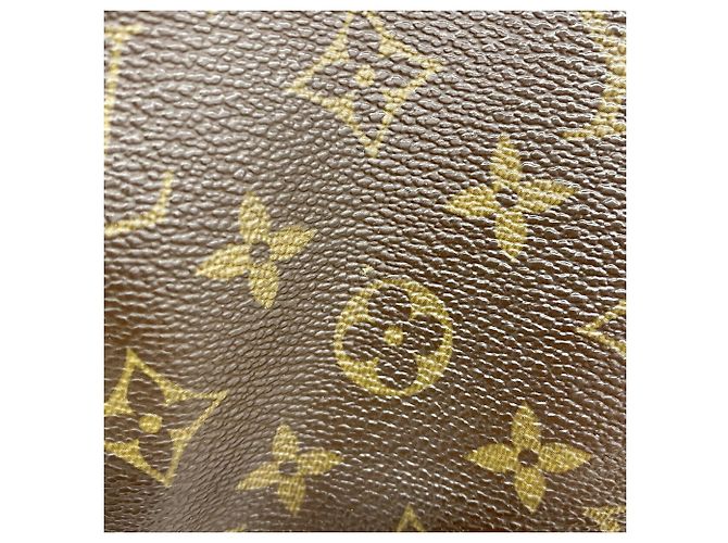 Bolsa de Ombro Louis Vuitton Monogram Looping GM Marrom - vista 15