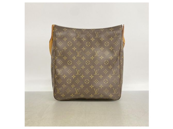 Bolsa de Ombro Louis Vuitton Monogram Looping GM Marrom - vista 17