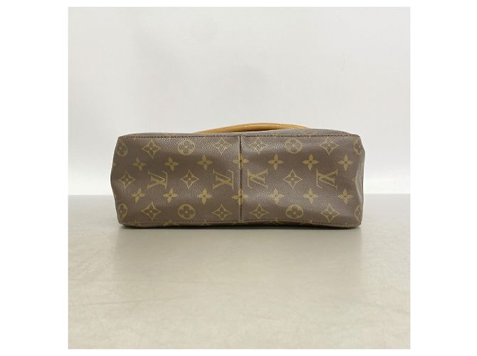 Bolsa de Ombro Louis Vuitton Monogram Looping GM Marrom - vista 3