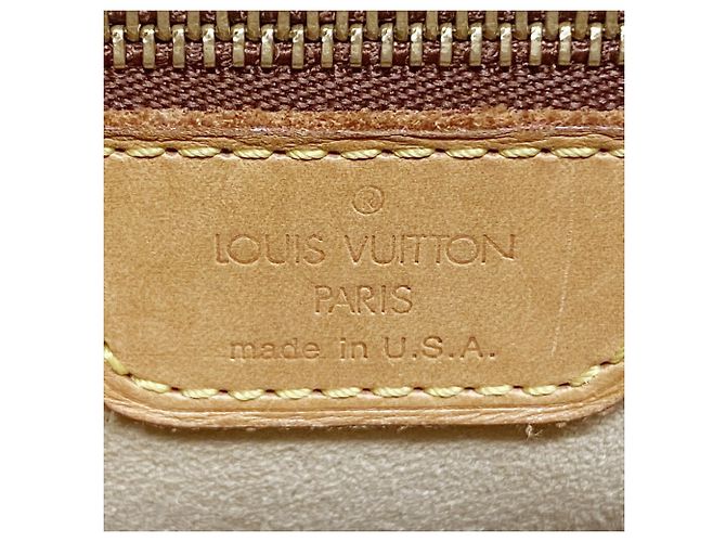 Bolsa de Ombro Louis Vuitton Monogram Looping GM Marrom - vista 5