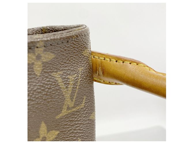 Bolsa de Ombro Louis Vuitton Monogram Looping GM Marrom - vista 9