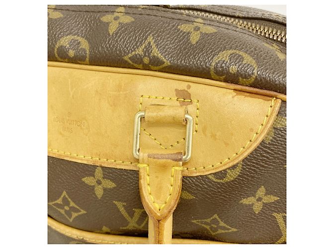Bolso Louis Vuitton Monogram Deauville Castaño - vista 14