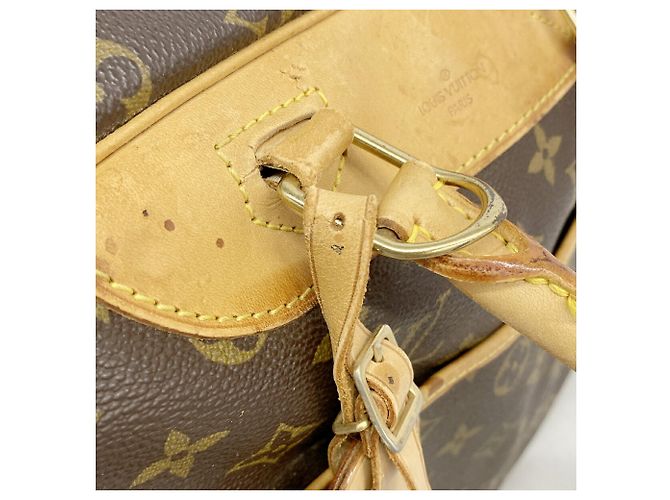 Bolso Louis Vuitton Monogram Deauville Castaño - vista 8