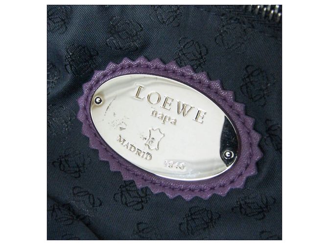 Loewe Anagram Shopper aus Nappaleder für Damen Lila - Ansicht 12