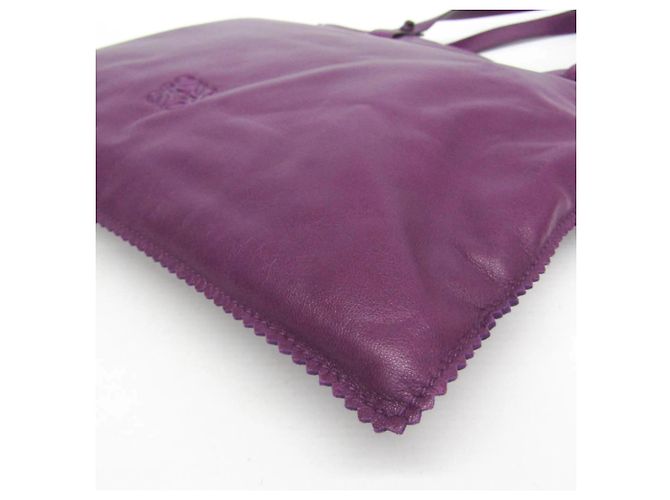 Loewe Anagram Shopper aus Nappaleder für Damen Lila - Ansicht 4