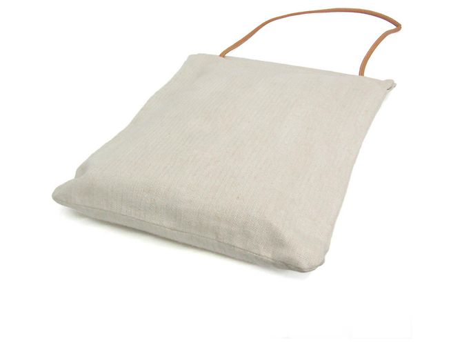 Hermès Bolso de hombro Hermes Aline GM Beige Blanco roto - vista 2