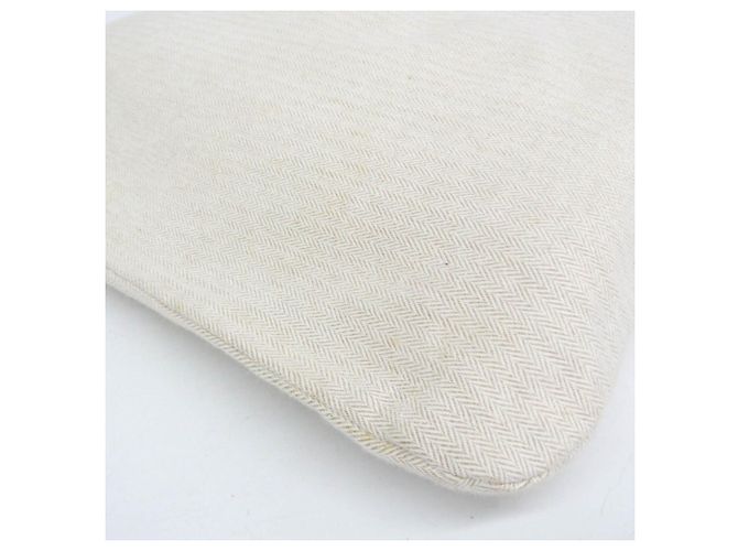 Hermès Bolso de hombro Hermes Aline GM Beige Blanco roto - vista 4