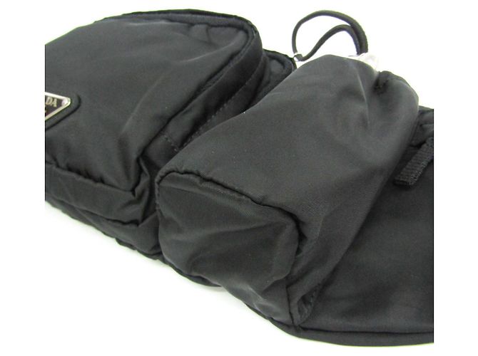 Prada VA0056 Gürteltasche/Sling Bag aus Nylon Schwarz - Ansicht 7