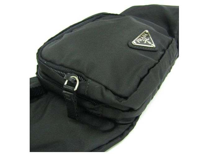 Prada VA0056 Gürteltasche/Sling Bag aus Nylon Schwarz - Ansicht 8